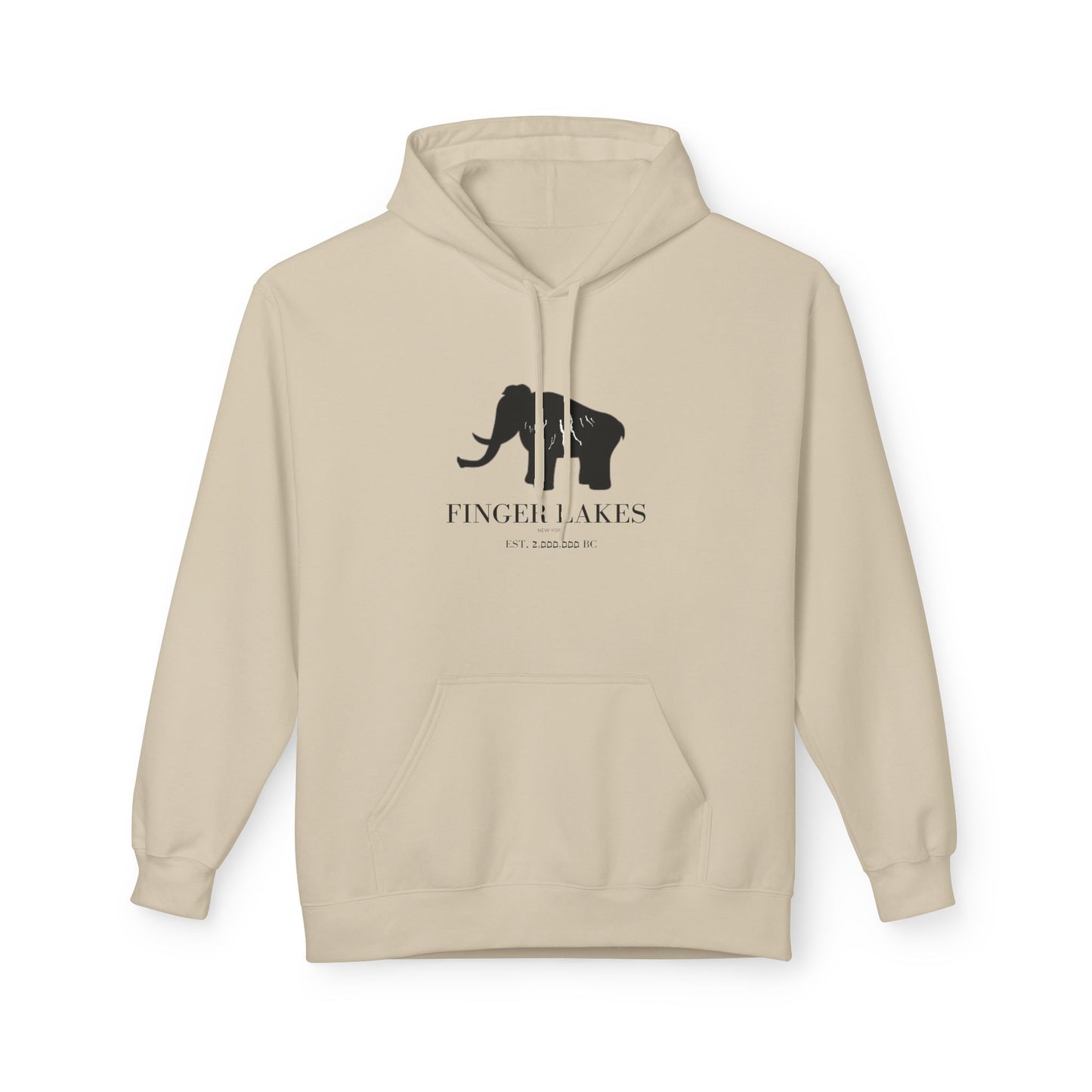 Finger Lakes Ice Age Hoodie — Mastodon Sweatshirt