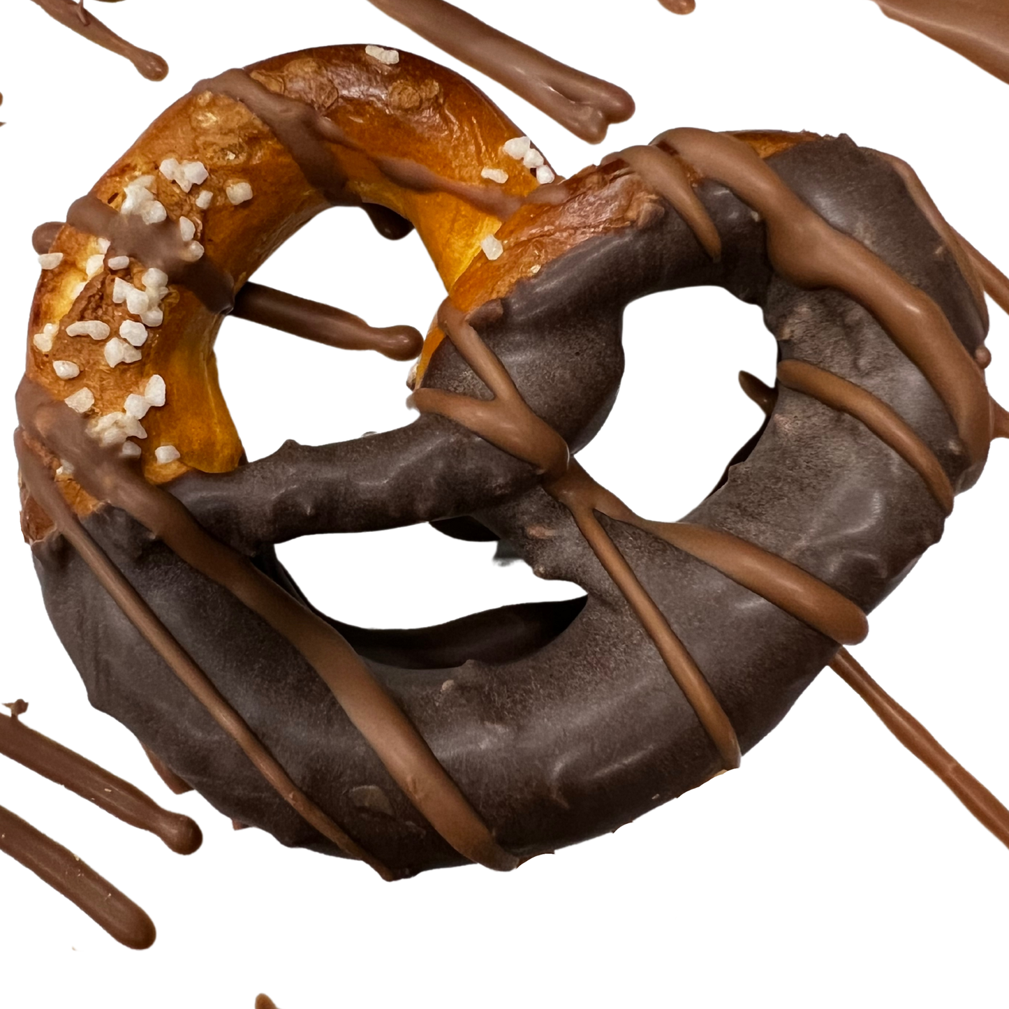 Handmade Hand-Dipped Dark Chocolate Covered Pretzels