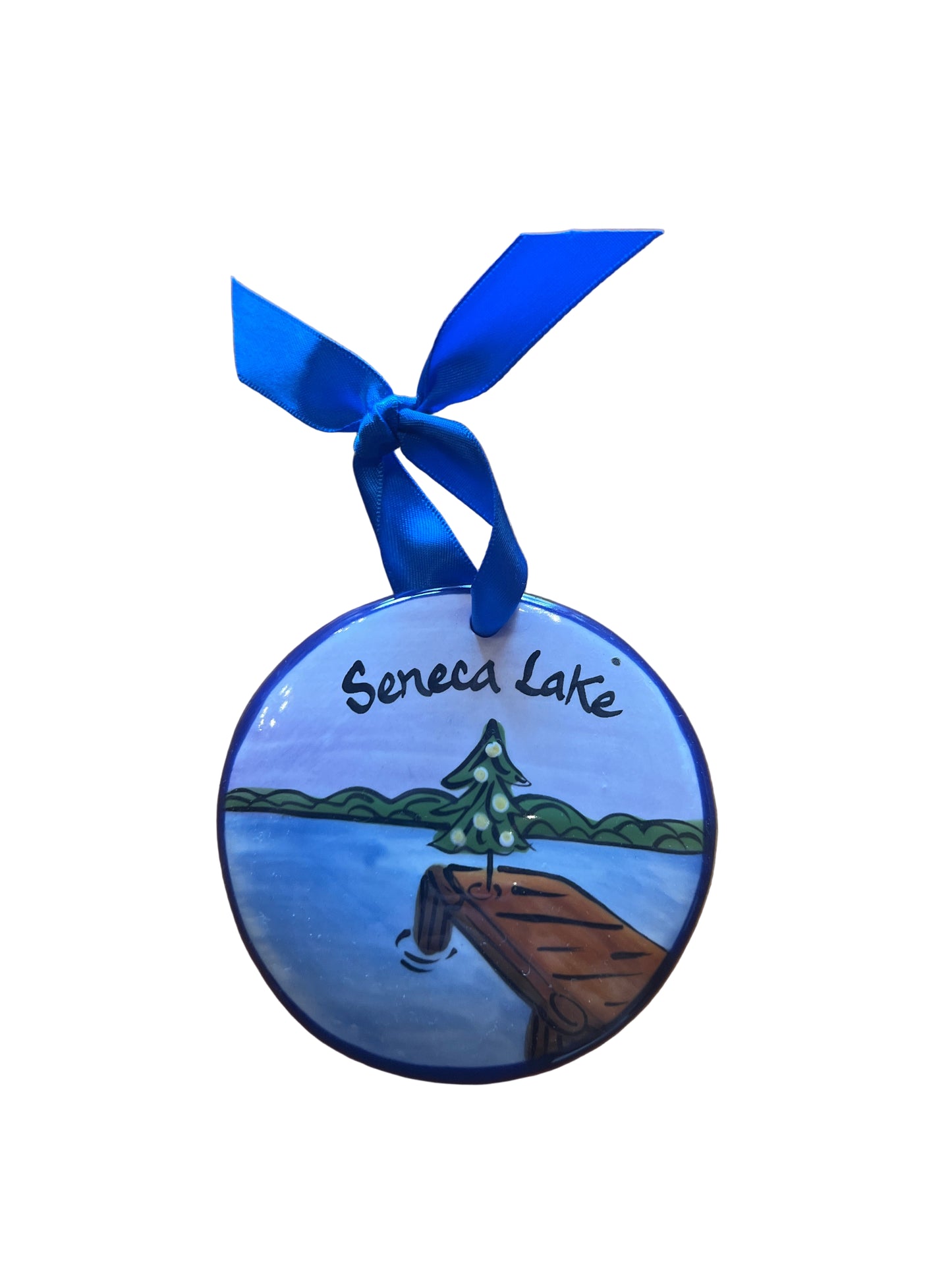 Handpainted Ceramic Christmas Ornaments