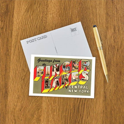 Greetings from the Finger Lakes Green Postcard