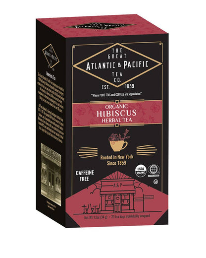A&P Organic Hibiscus Tea, 20 Count Organic