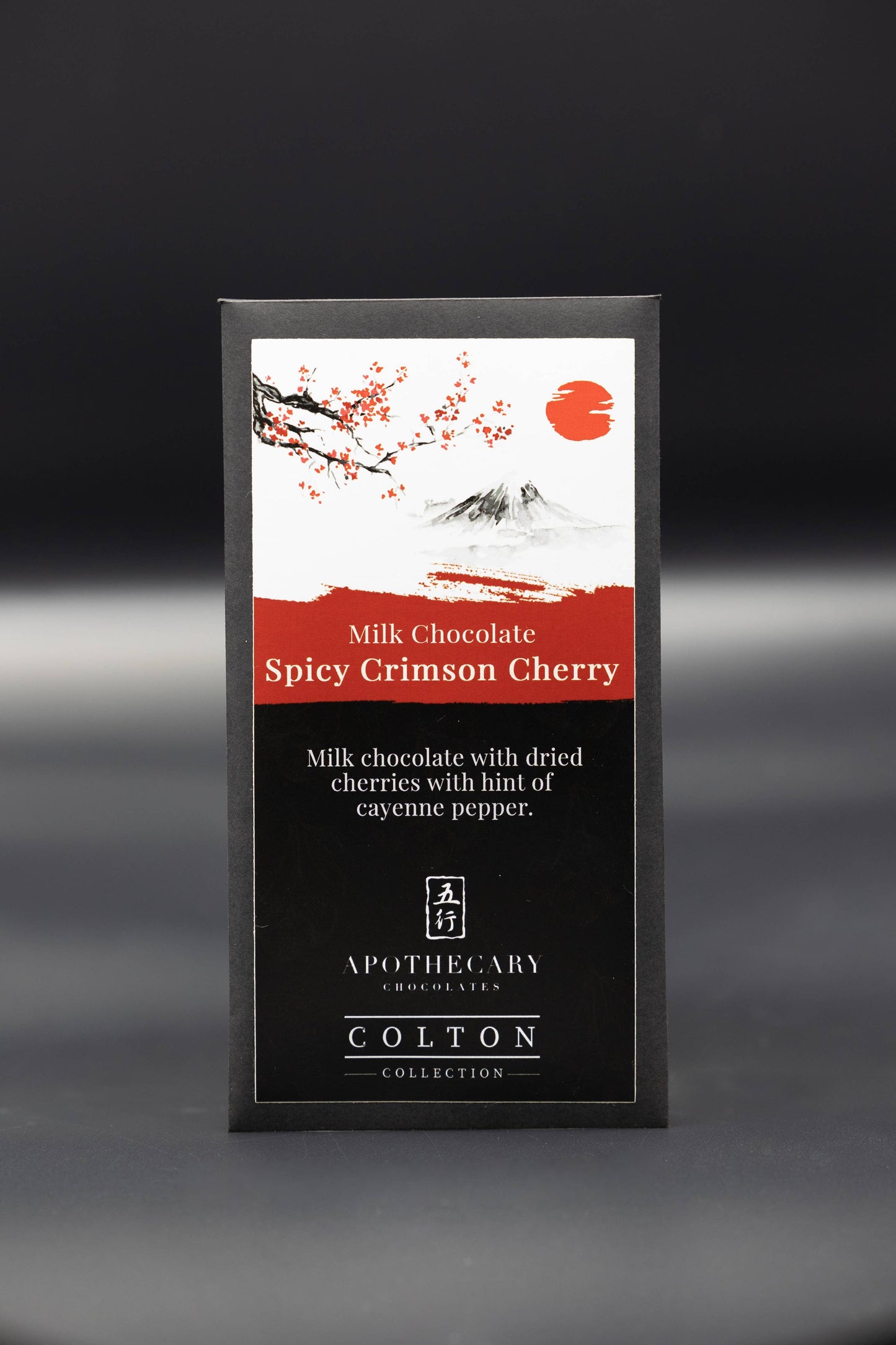Milk Chocolate Spicy Crimson Cherry Bar