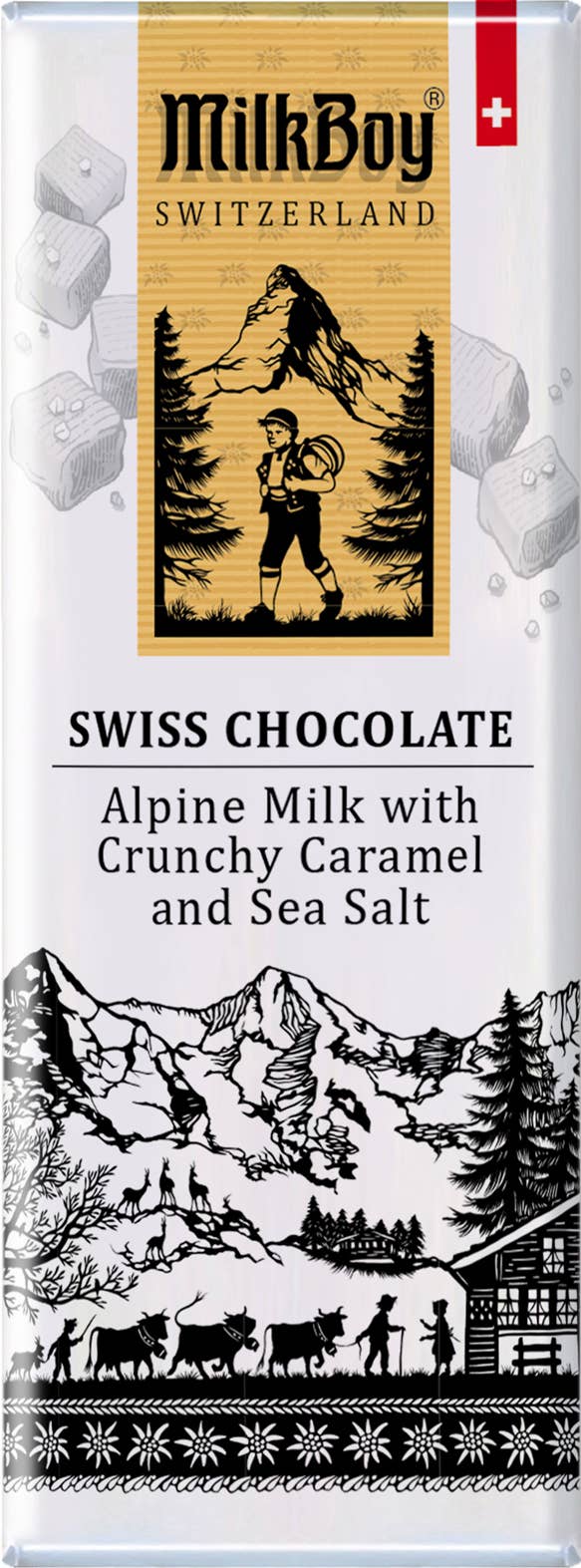 Milk Chocolate with Caramel & Sea Salt Snack Size Bars 1.4oz