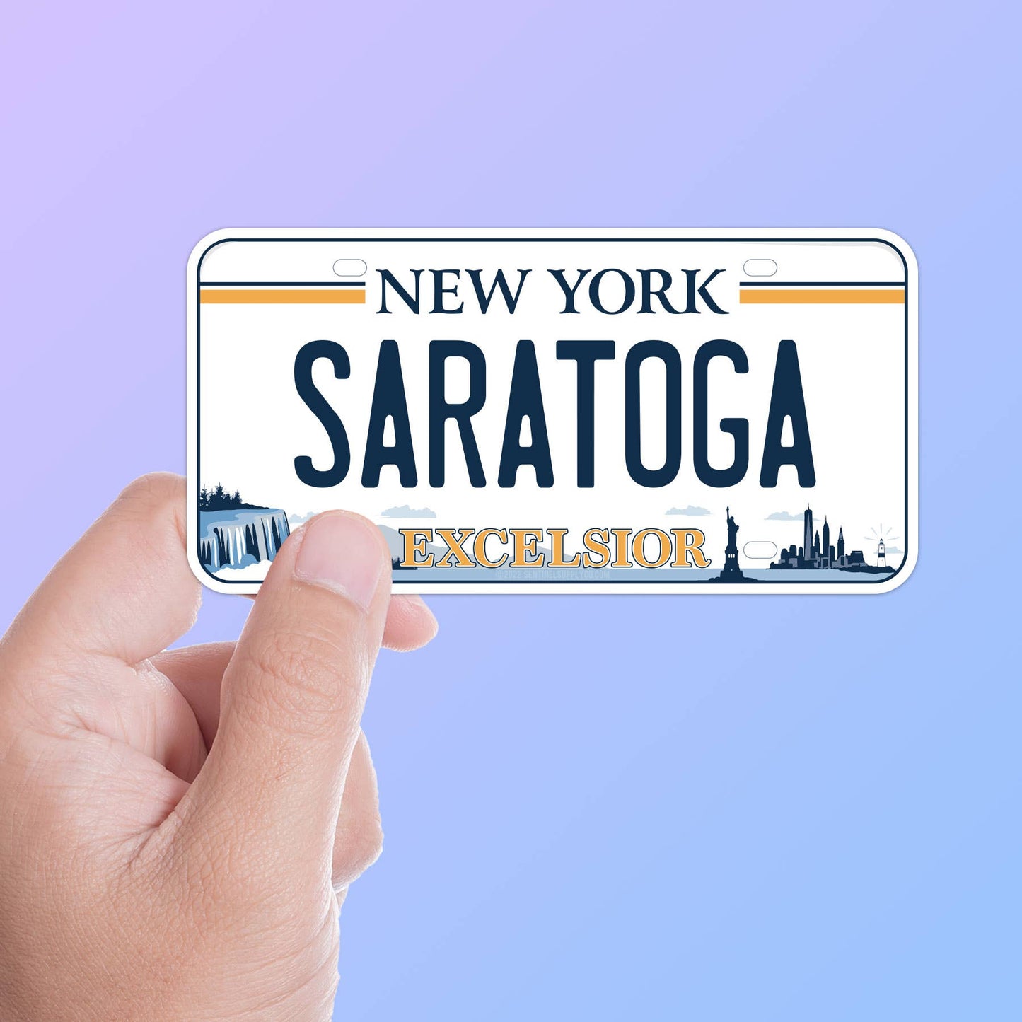 New York License Plate Stickers - 25+ Custom NY Decals