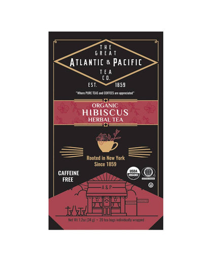 A&P Organic Hibiscus Tea, 20 Count Organic