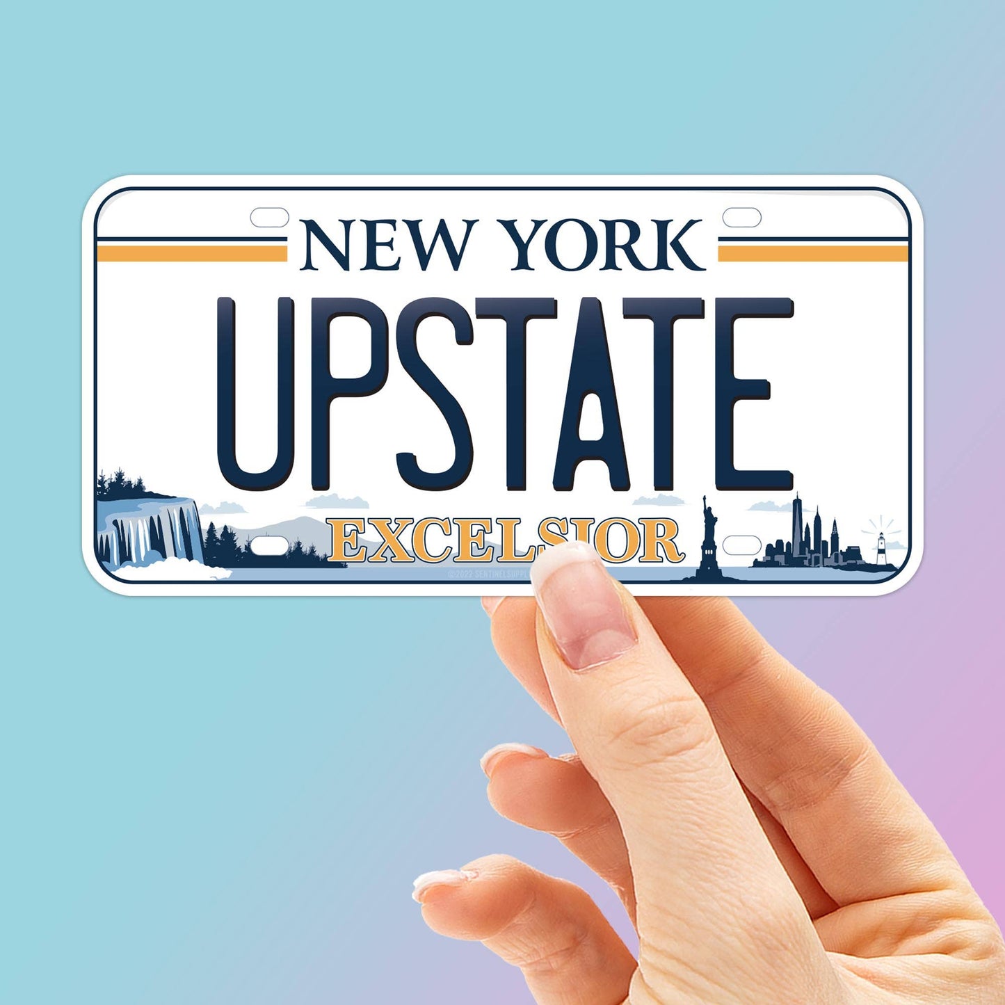New York License Plate Stickers - 25+ Custom NY Decals