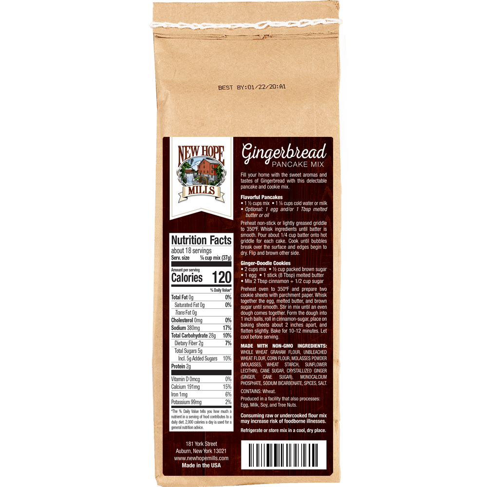 Gingerbread Pancake Mix