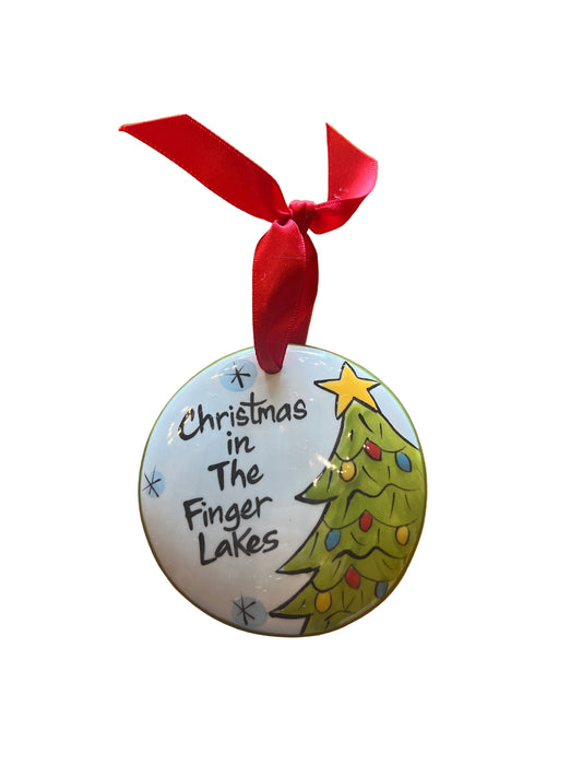 Handpainted Ceramic Christmas Ornaments