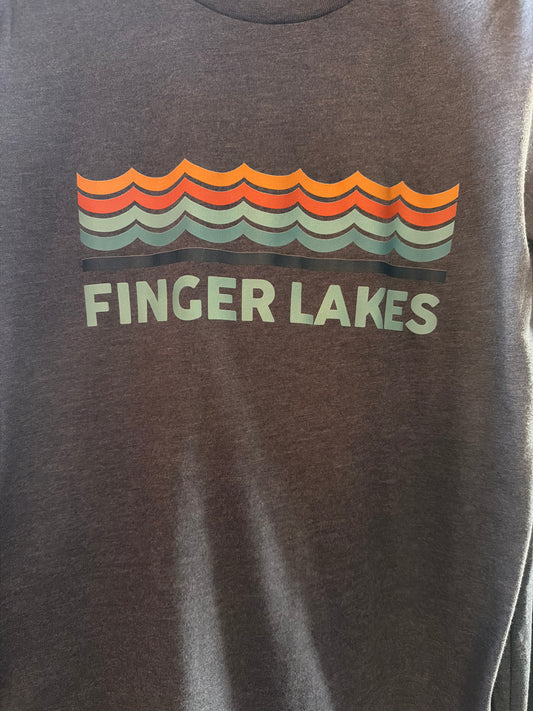 Finger Lakes Retro Wave T-Shirt