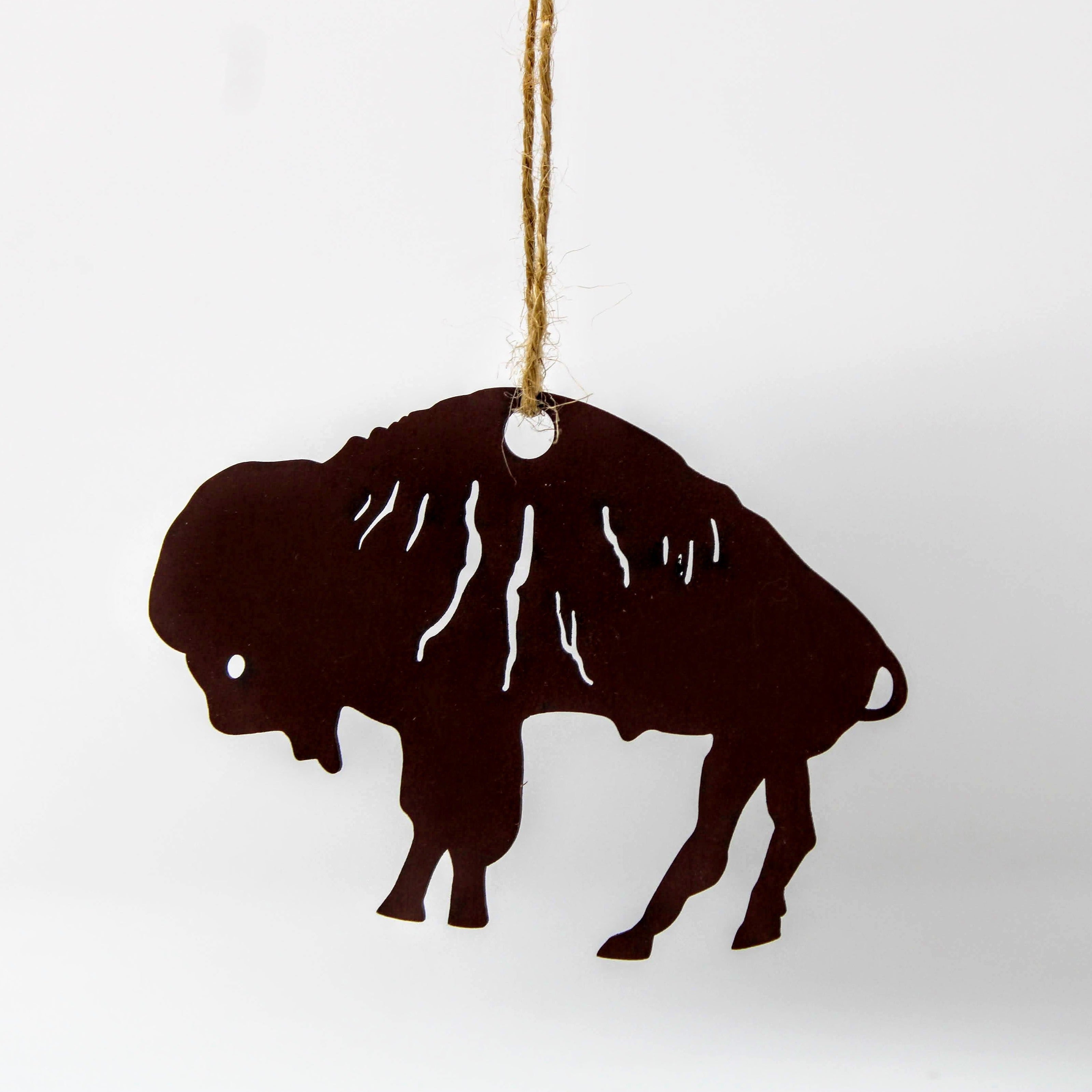 Buffalo Wooden Ornament