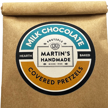 Handmade Hand-Dipped Milk Chocolate Covered Pretzels - 6/3pk