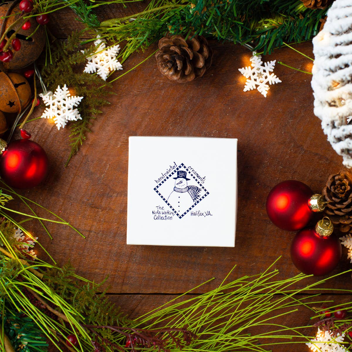 Christmas Ornaments | Handpainted | Christmas Tree On Dock