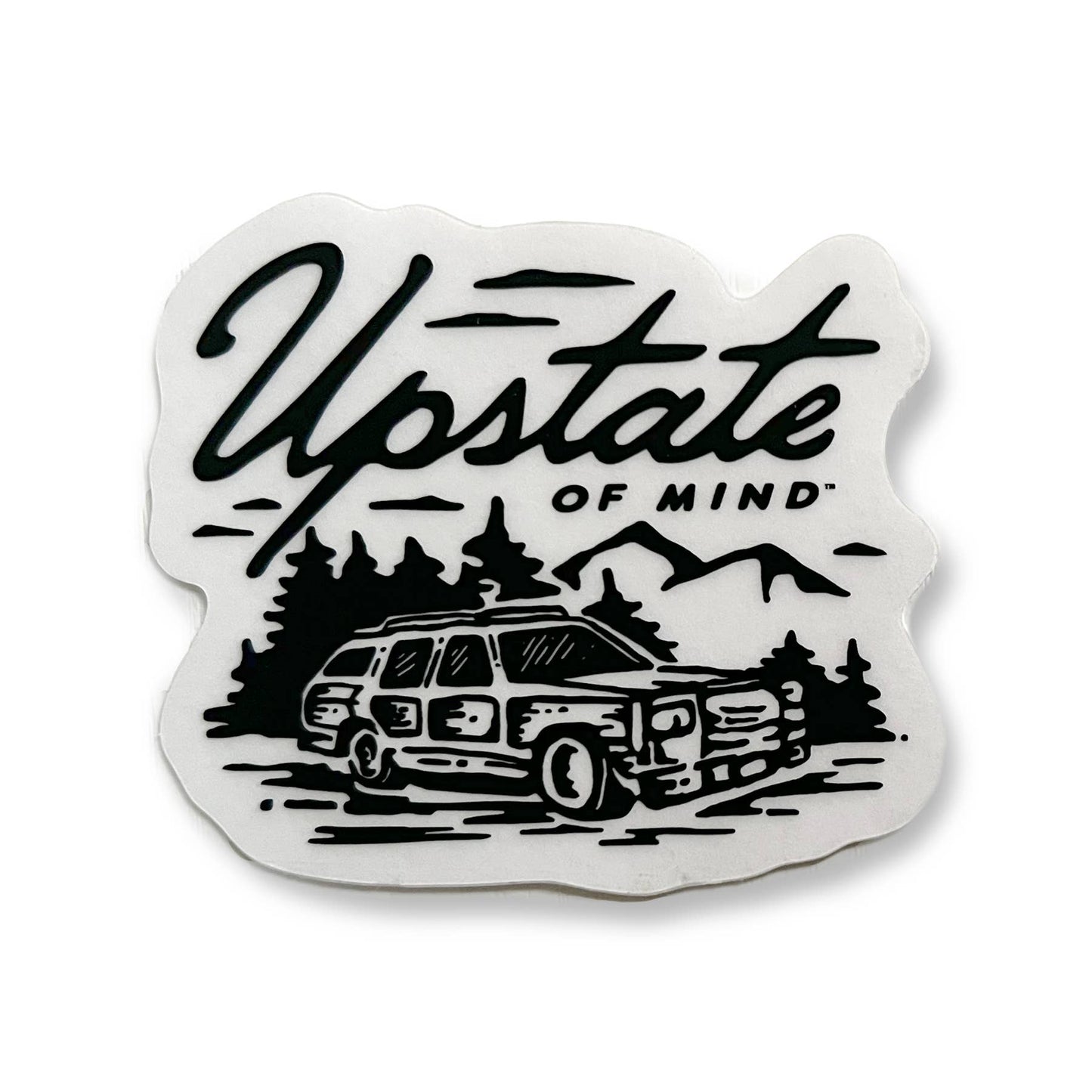 Woody Wagon Clear Sticker