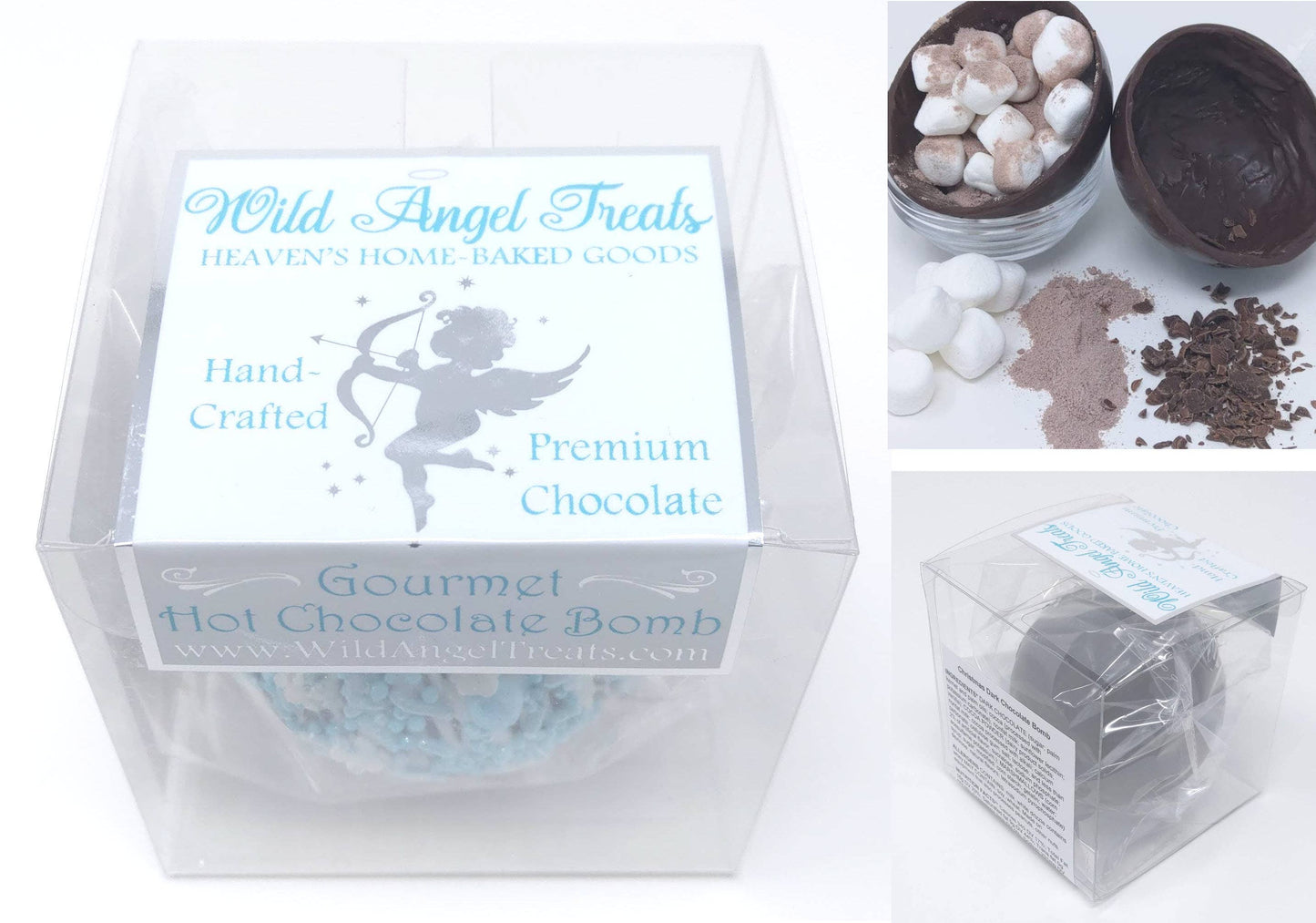 Peppermint Large Artisanal Hot Cocoa Bombs