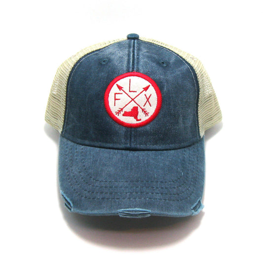 Finger Lakes Hat - Distressed Snapback hat - NY