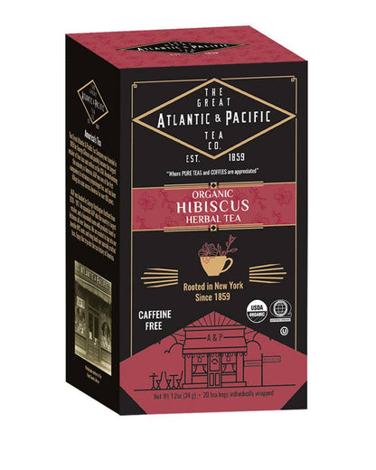 A&P Organic Hibiscus Tea, 20 Count Organic