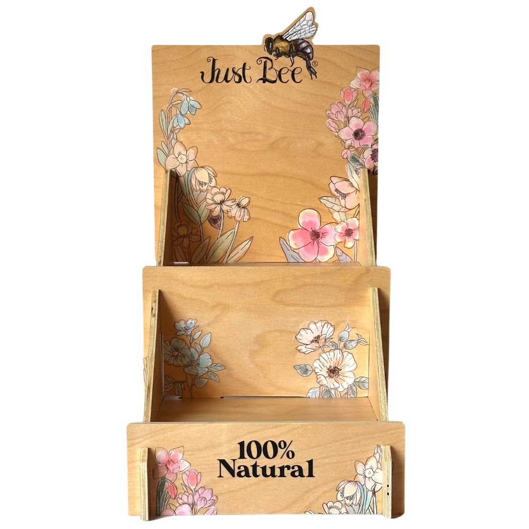 Small Wooden Display - does not include product