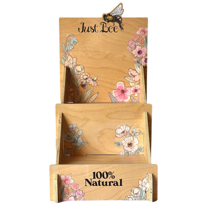 Small Wooden Display - does not include product