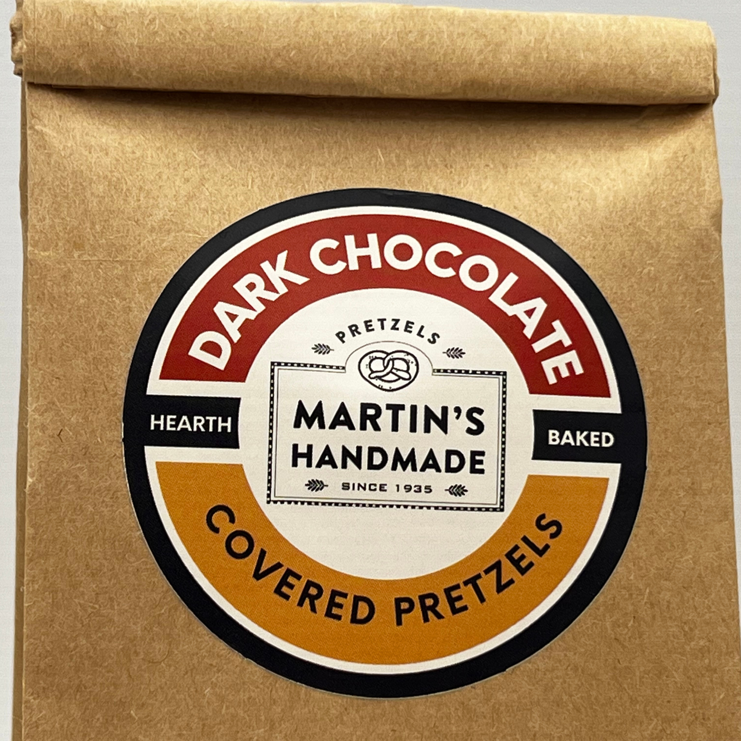 Handmade Hand-Dipped Dark Chocolate Covered Pretzels