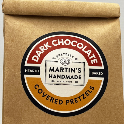 Handmade Hand-Dipped Dark Chocolate Covered Pretzels