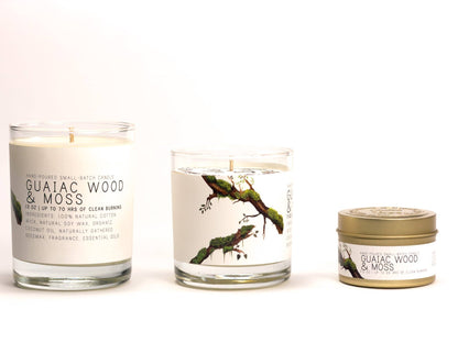 Guaiac Wood & Moss - Medium Glass
