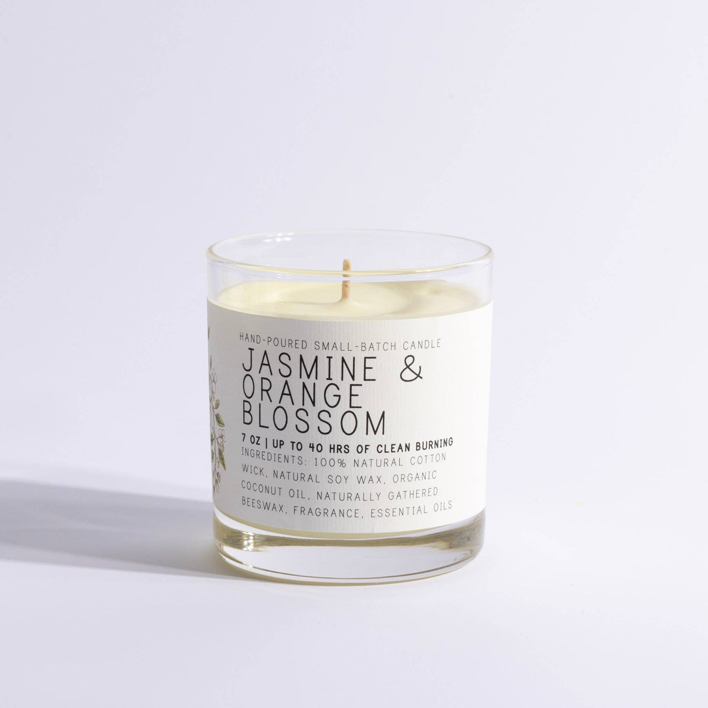 Jasmine & Orange Blossom - Medium Glass