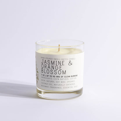 Jasmine & Orange Blossom - Medium Glass