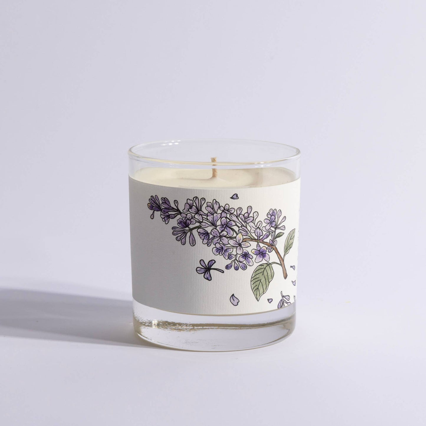 Lilac Candle - Medium Glass