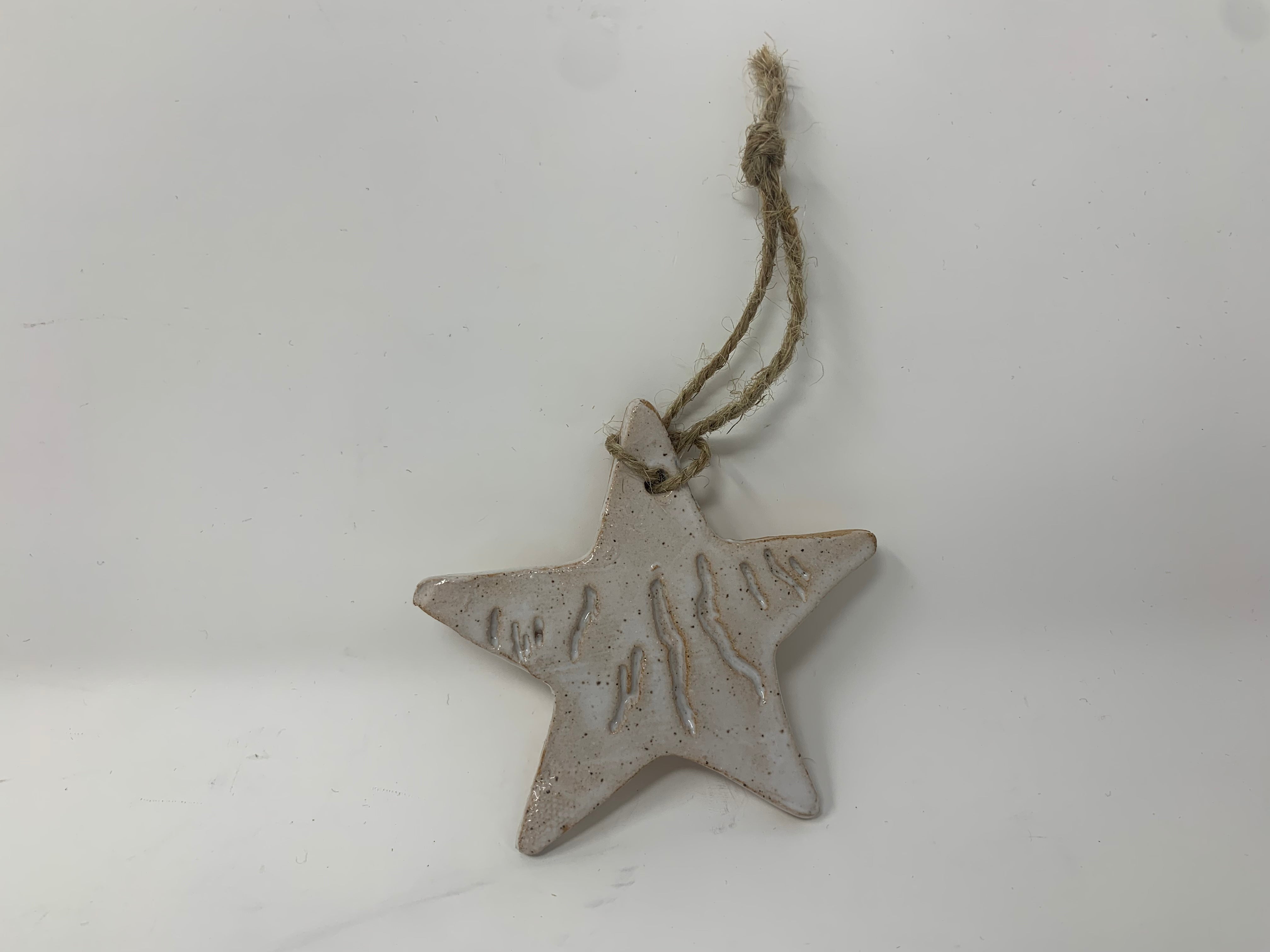 Finger Lakes Star Pottery Ornament