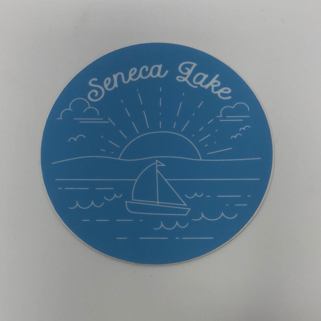 Seneca Lake Monoline Sticker