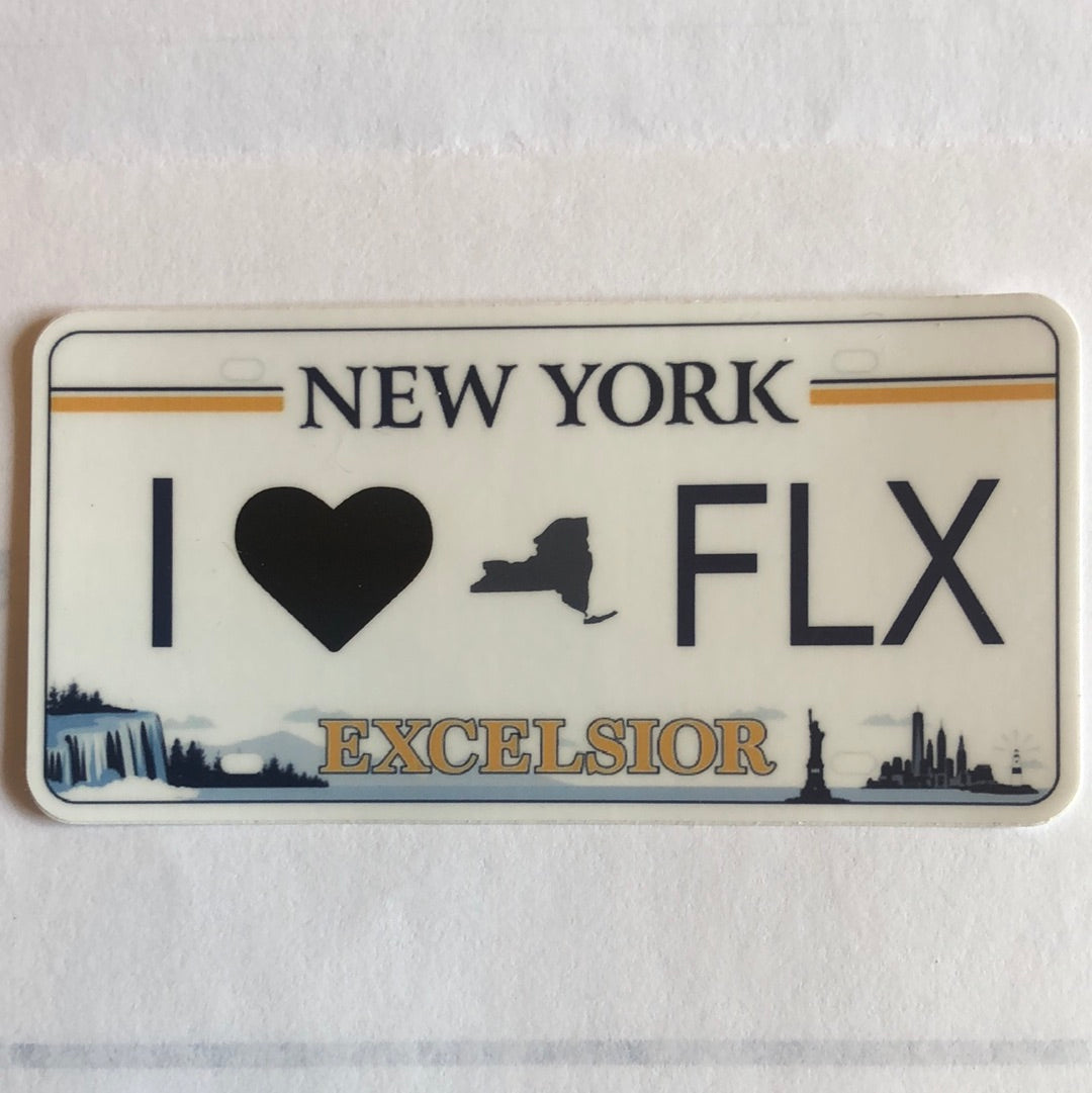 FLX License Plate sticker